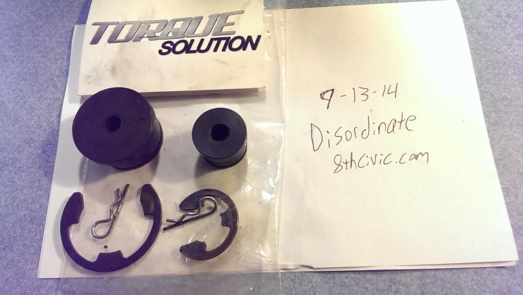 NY Torque solution shift cable bushings 8th Generation Honda Civic